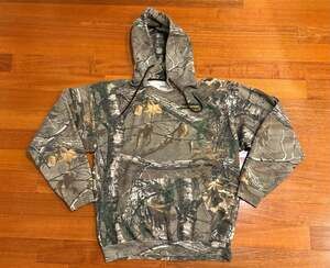 Russell Outdoors Realtree Xtra Camo Hoodie Generac Logo Size XL distressed